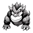 Bowser tattoo design idea