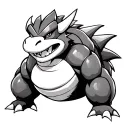 Bowser tattoo design idea