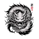 orochi tattoo design idea