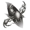 cancer horoscope tattoo design idea