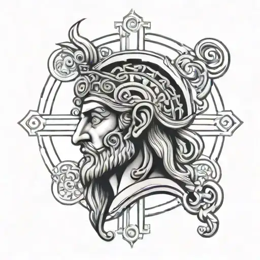 Greek Kairos tattoo design idea