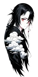 akatsuki clouds tattoo design idea