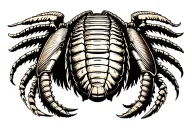 trilobite tattoo design idea