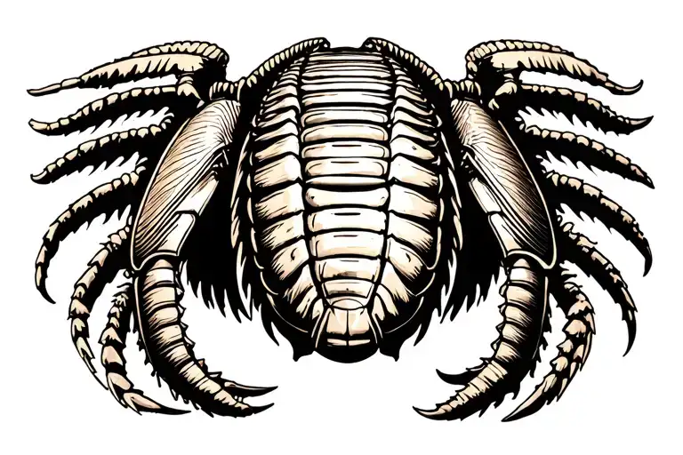trilobite tattoo design idea