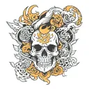 SEVEN DEADLY SINS JAPANESE CONCEPT tattoo design idea