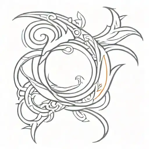 borneo tribal design tattoo design idea