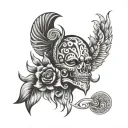 deaf tattoo design idea