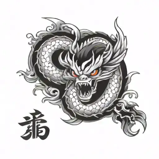 Japanese flash design tattoo design idea