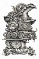 cartel tattoo design idea