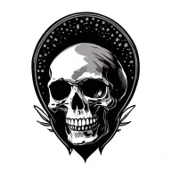 skeleton with camera tattoo design idea