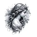 Eros And Psyche tattoo design idea