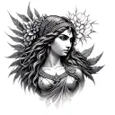 Hera Goddess tattoo design idea