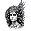 Hera Goddess tattoo design idea