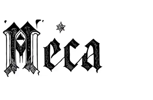 "Mecca" tattoo design idea