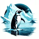 Antarctica tattoo design idea