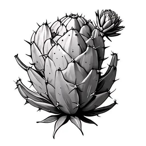 Prickly Pear tattoo design idea