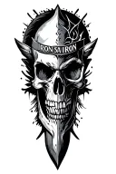 Iron sharpens Iron tattoo design idea