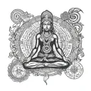 Kundalini tattoo design idea