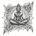 Kundalini tattoo design idea