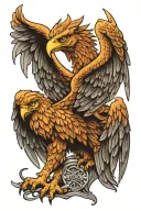 GRIFFIN for the back tattoo design idea