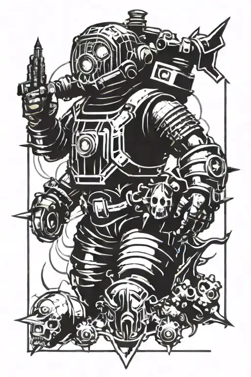 bioshock  tattoo design idea