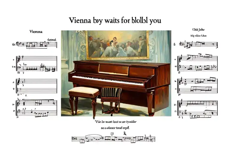Vienna bye billy Joel chords on Piano the section I want is vienna waits for you,I also want the lyrics write underne tattoo design idea