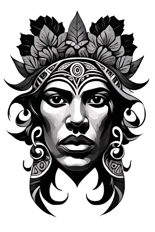 Taíno tattoo design idea
