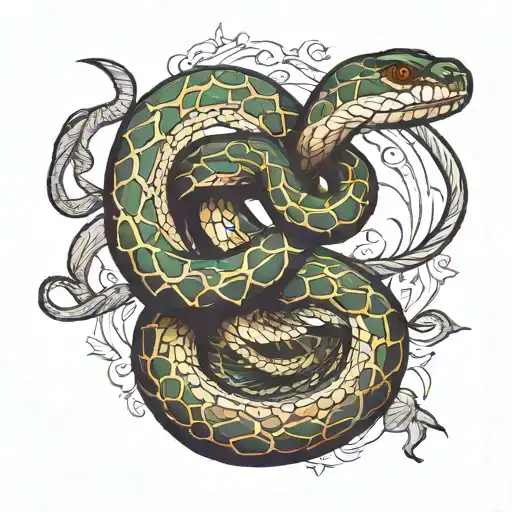 snake neda tattoo tattoo design idea
