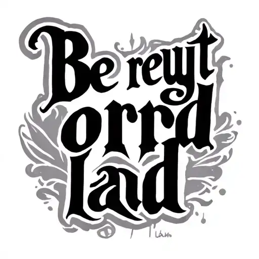 "Be reyt ord lad" "Be reyt ord lad" flat cap tattoo design idea