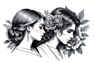 couple tattoo tattoo design idea