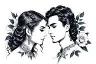 couple tattoo tattoo design idea