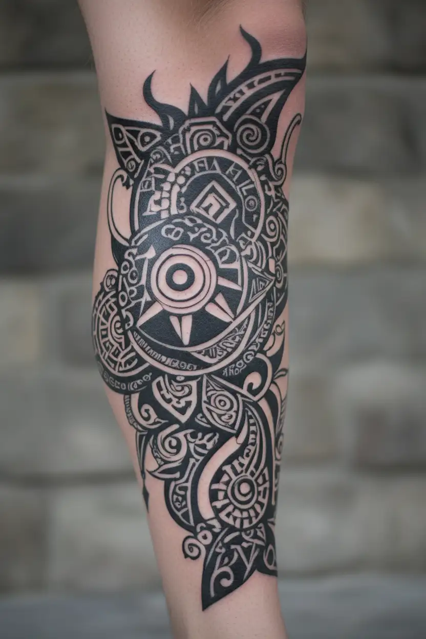 filipino tribal tattoo design mixed with polish tattoo design tattoo design idea