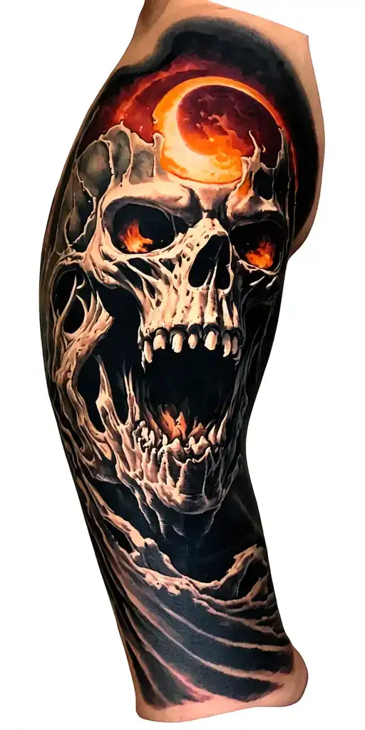 apocalypse tattoo design idea