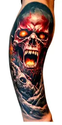 apocalypse tattoo design idea