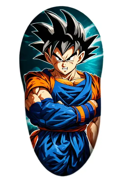 dragonball z tattoo design idea