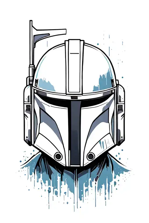 Mandalorian this is the way The design tattoo design idea