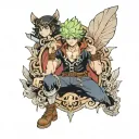 Anime Black Clover tattoo design idea