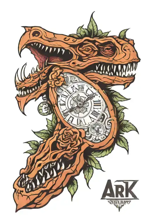 ark specimen implant tattoo design idea