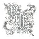 AMBIGRAM tattoo design idea