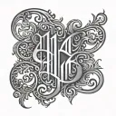 AMBIGRAM tattoo design idea