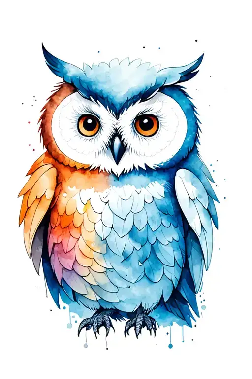 owlbear tattoo design idea