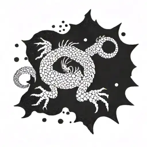 Leo Scorpio together tattoo design idea