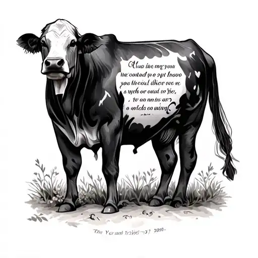 bible scripture on calf tattoo design idea