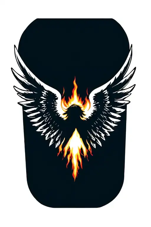 Archangel wings only spread tattoo design idea