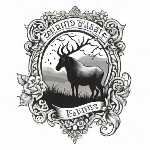 Psalm 23 tattoo design idea