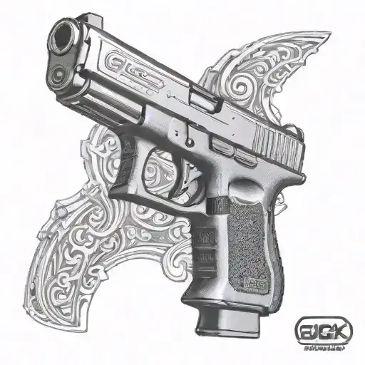Glock 19 tattoo design idea