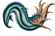 Leviathan tattoo design idea