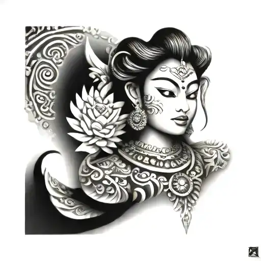balinese tattoo design idea