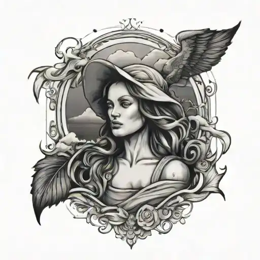 stronger than the storm inside tattoo design idea