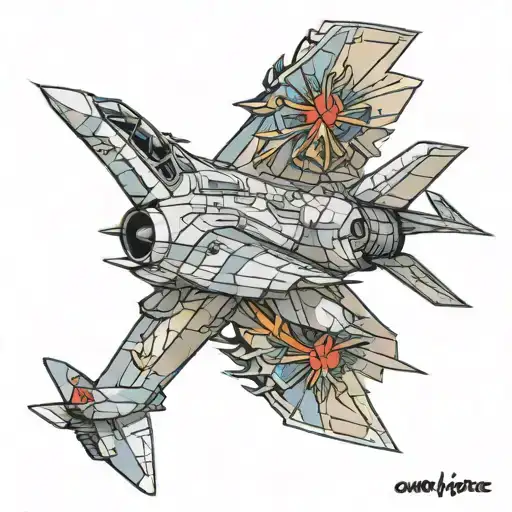warrior russian attack aircraft, svo, war in ukraine tattoo design idea